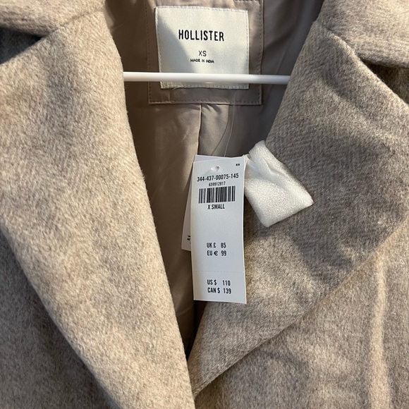 NWT Hollister Coat Size XS Brand New - Picture 3 of 6